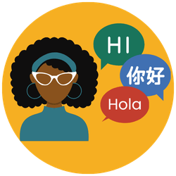 speaking foreign language icon