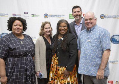 group with Tara Lynn Gray and Lenny Mendonca