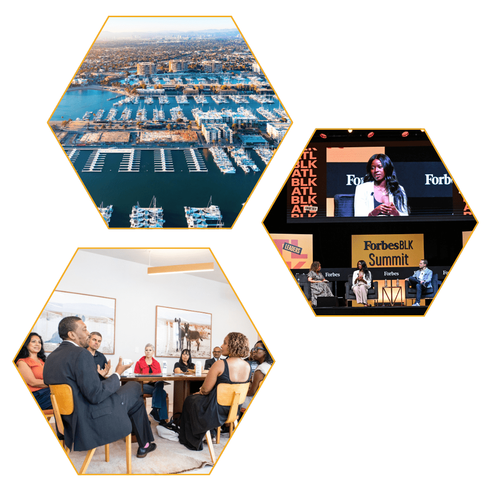 Three hexagons template Plug In South Los Angeles